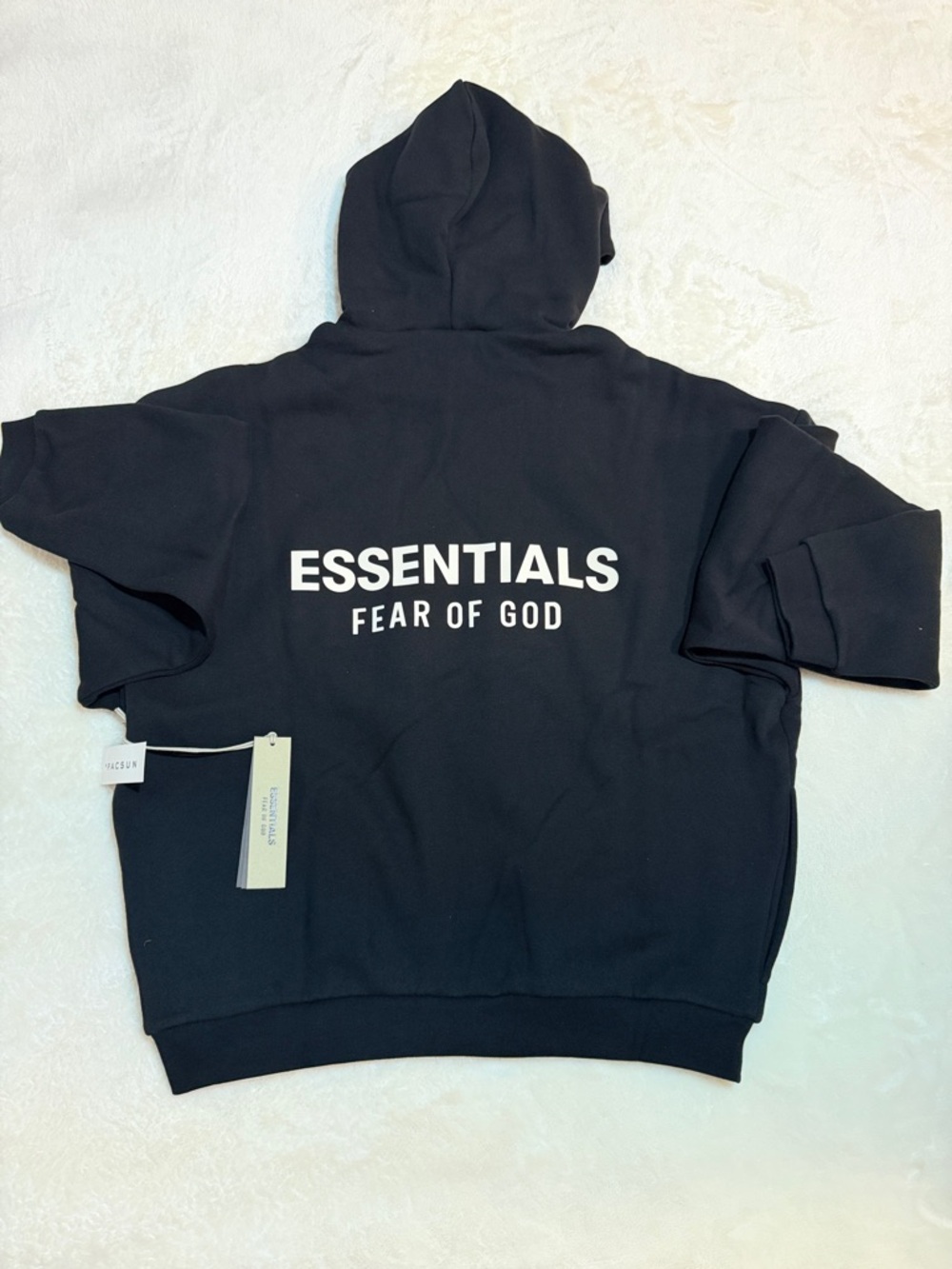 Fear of God Essentials Black Hoodie Men Size -XS